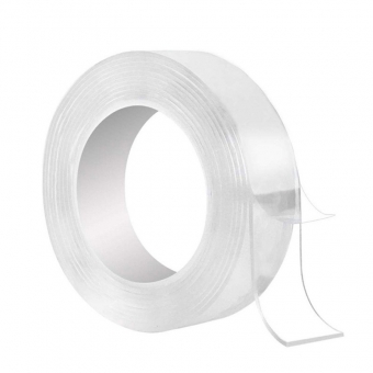 BAURIX® Nano Tape, Strong Double Sided Tape Heavy Duty, Clear Double Sided  Mounting Tape, Reusable